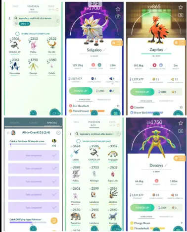 Rare Shundo Rayquaza|2016 Account|level38|Galar Zapdos| Solgaleo|Hundo Kyogre|58 Legendary|50 Shiny|Shiny Deoxy| Primium Account