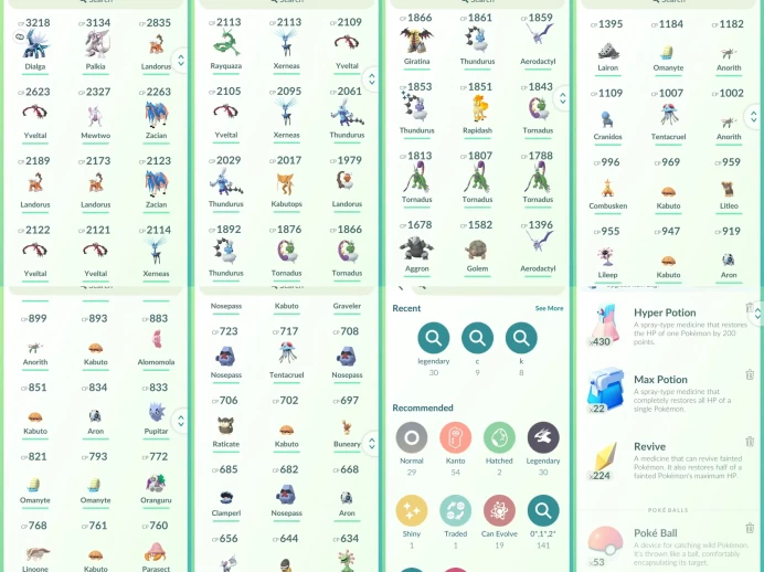 lvl26,have 30 Legendary,Mewtwo Dialga Palkia Rayquaza Giratina Xerneas Yveltal etc,many nice pokemons  N8822