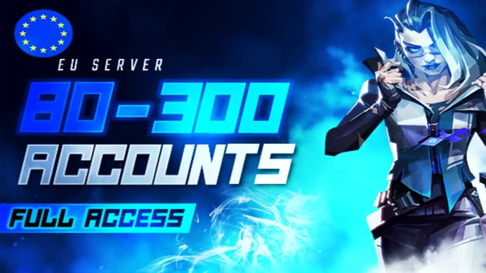 EU | 80-300 SKIN MAIL CHANGEABLE VALORANT PREMIUM ACCOUNTS