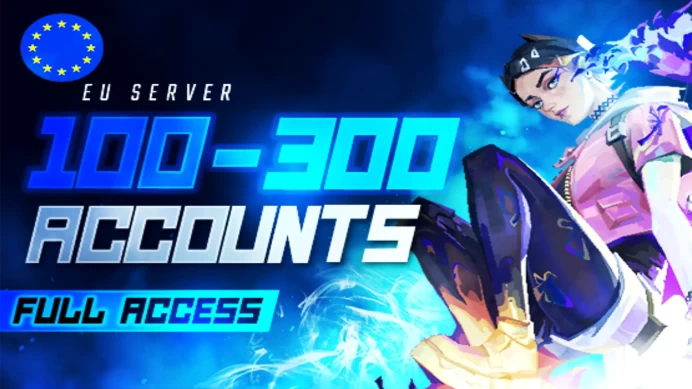EU | 100-300 SKIN MAIL CHANGEABLE VALORANT PREMIUM ACCOUNTS