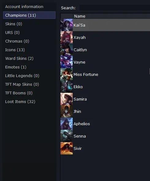 Region: EUW