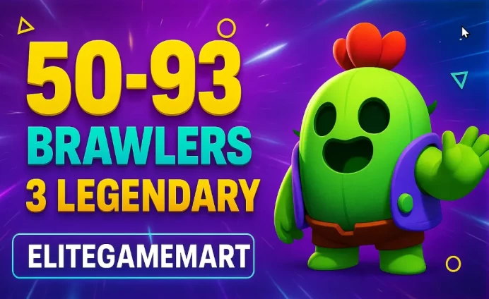  ■ 3 LEGENDARY ■  46 BRAWLER  ■  4544 CUPS  ■  NATIVE MAIL  ■  LEGENDARY BRAWLERS  ■  GEMS  ■  EXCLUSIVE SKINS ■ 