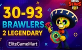 ■ 2+ LEGENDARY ■  34 BRAWLER  ■  3862 CUPS  ■  NATIVE MAIL  ■  LEGENDARY BRAWLERS  ■  GEMS  ■  EXCLUSIVE SKINS ■ 