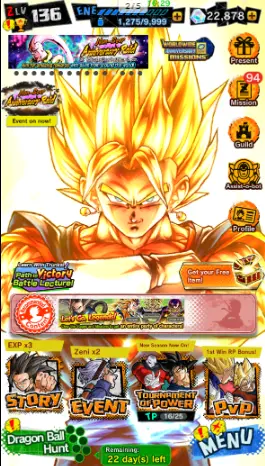 DB879 UL Super Vegito 20878 Chrono 3 LL LL 6* SS4 Gogeta green LL Super Vegito LL Cooler UL Goku ANDROID ONLY
