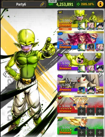 daima team///ul super saiyan goku//ul new frieza////ul beast gohan //23 lf.