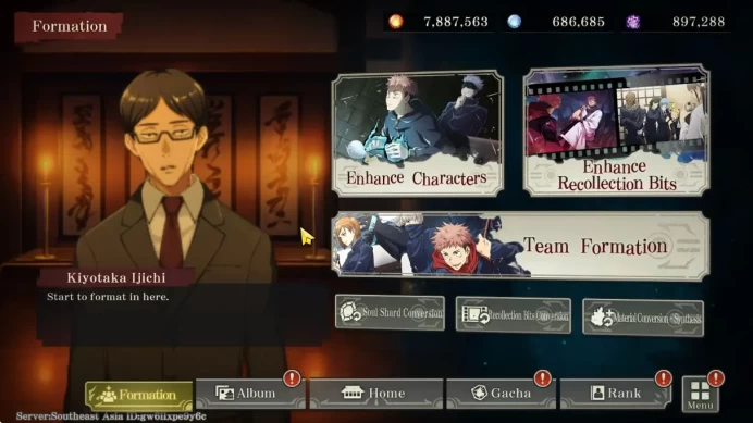 SEA|Rank 40+3,6k Cube|Gojo Team 1 65K CP| 17 SSR Hero[3 Gojo,2 Yuji,Etc]+60 SSR Memo |Log bili bili| Check SS (JJK803)