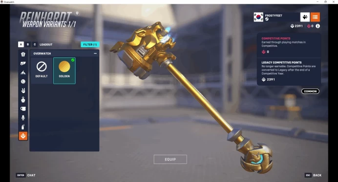 Lifetime Warranty+Steam Account + 122 SKINS + REINHARDT Golden Weapon + GENJI ONI + WIDOWMAKER KERRIGAN + D.VA OFFICER + REAPER PUMPKIN + HANZO