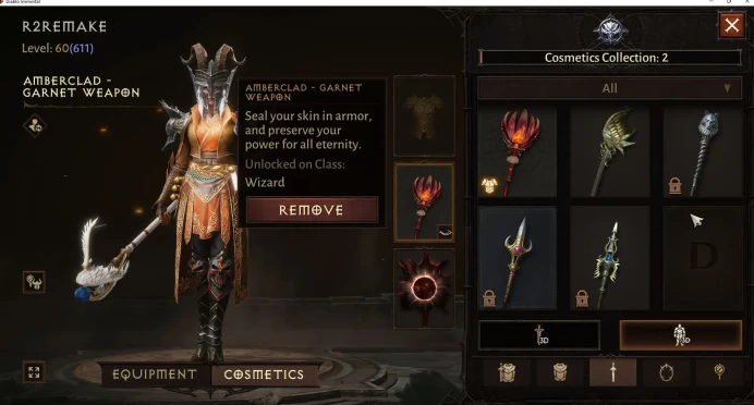 SEA - anu | can move server | Lv 60(611) Wizard 28K CR | Reso 540 | Hell 3 Paragon | 3 Cosmetics  | Esessence Lvl 2 10/30 | Check SS(DI815)