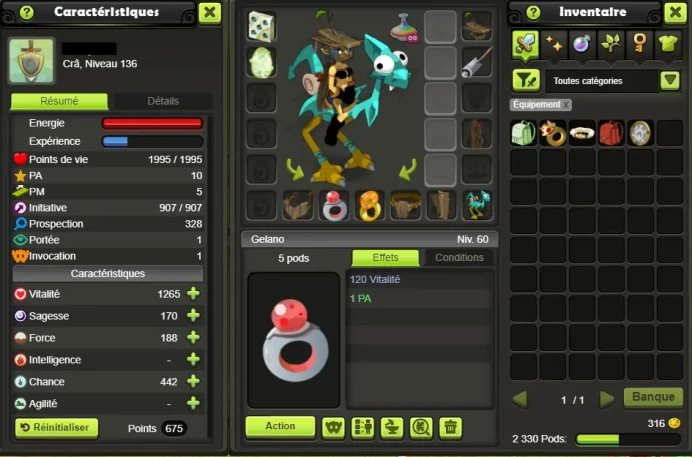 CRA 136 (Equipement) Blair !! Never Certificat, 100% Safe.