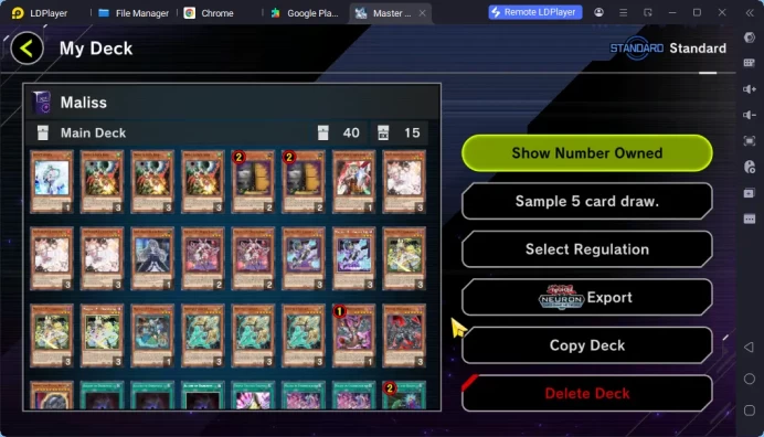 Lv 18| 14 Deck Ready | Ready Ranked|Maliss, Crystron, Fiendsmith Control, Dragonmait, Etc|Konami|Check SS(YMD751)