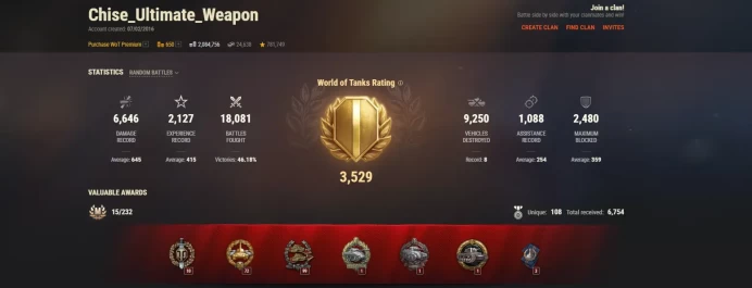 [EU] 14 TIER X | 57 REMIUM TANK | TOTAL TANKS 91 | 8349 (46%) WINS | 2,084,756 CREDITS | 650 GOLD |Skorpion G |SEE DESCRIPTION