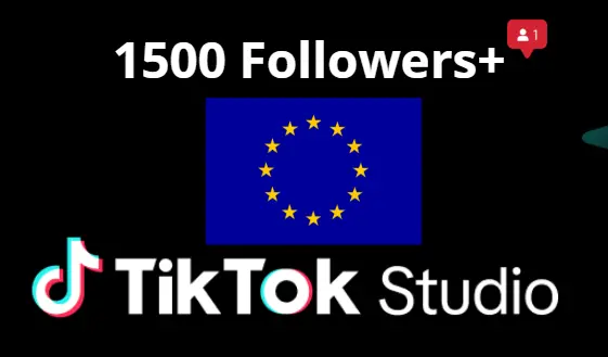 EUROPE | TikTok Account Perfect for Live Studio | 1000 Followers+ | Full access|
