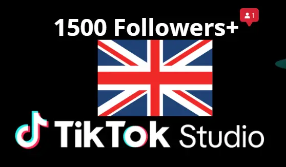 United Kingdom| TikTok Account Perfect for Live Studio | 1000 Followers+ | Full access|