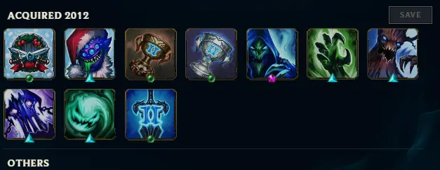 NA SERVER/259 SKIN/5 YEAR NO GAME/2012 ALL HARROWING ICONS/FULL ACCESS/CHANGEABLE MAIL-PASSWORD/