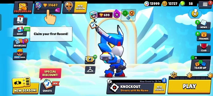 [Code 7222] Level 164 / 31k Trophy + 94 Skins / Very Cheap