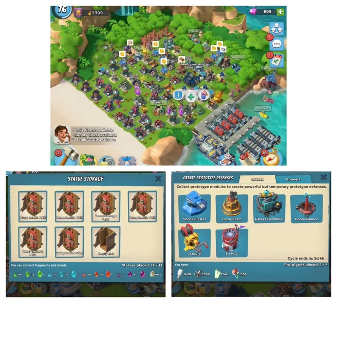 BB1247 - LEVEL 76 - HQ28 - VP 1309 - PW 9562 - GEMS 900 - Instant Delivery .