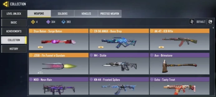Level 400 / 4 legend guns / 164 epic guns / 62 characters / Changable email / single save / cod 5