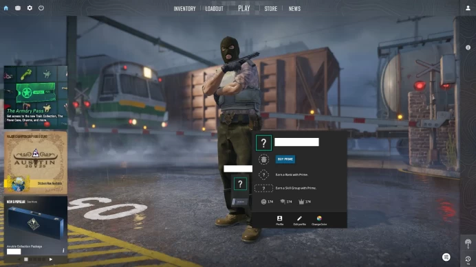 [ID:120770][NONPRIME][VERY RARE][1K HOURS+][COMMENDATIONS 3x174] UN (UNRANKED || 0 MM || 1785 HOURS)