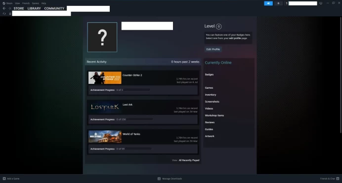 [ID:120770][NONPRIME][VERY RARE][1K HOURS+][COMMENDATIONS 3x174] UN (UNRANKED || 0 MM || 1785 HOURS)