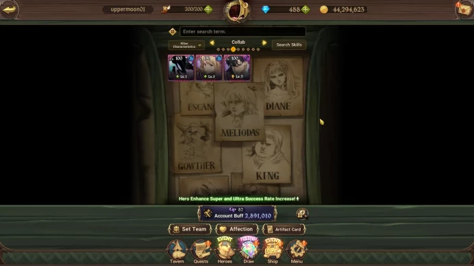 Asia|2,8M CC|1LR + 4UR + 488 Diamond + Full Collab Solev(OppressorDK2/6,Thor2/6,Lancelot2/6,Meliodas & ETC)|Code Only|(SDS1825)