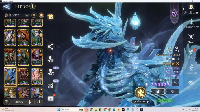 Sv 60xxx|Power 7.4M|Lord 9(Aracha,Twinfiend,Morrigan,Venoma,Solcadens,etc)AJax,Ymiret|Nightmare IV 71,220k|CE On|Check SS(WOR897)