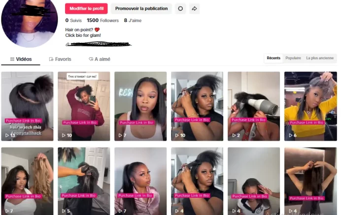 Real Photo Of Account | 1 500 Follower | Engagement | HairStyle | Live phone +Studio |Full Aceess| No Restrictions| No shadowban | Full Control|
