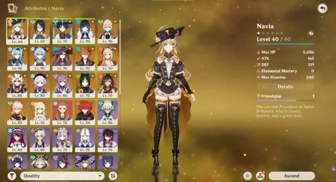 Europe AR57 | 18 legendary characters | 3 weapons | Navia + Wanderer | Yelan + Kazuha | Yoimiya + Ganyu and more