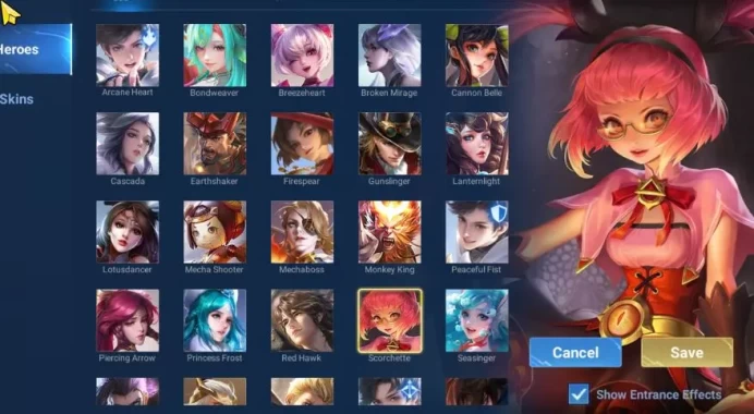 Hero 29 Skin 16 |Fresh Starter| Legend Allain + Limited Yuhuan |Infinite|Check SS(HOK1426)