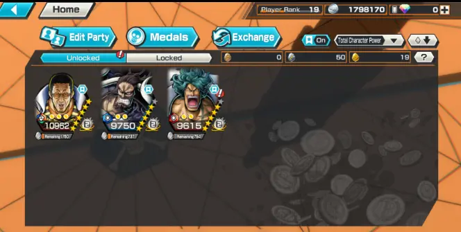 BR973 2 EX META 1 MAX ARAMAKI MAX KAIDO GOOD MEDAL SUPPORT 106 MANY MEDAL MATERIAL