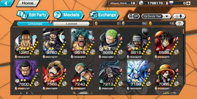 BR973 2 EX META 1 MAX ARAMAKI MAX KAIDO GOOD MEDAL SUPPORT 106 MANY MEDAL MATERIAL