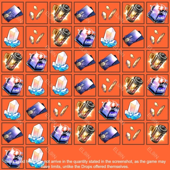 • Honkai: Star Rail • Twitch Drops • V3.4 Honkai: Star Rail [Total 44 Items]