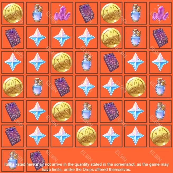 • Genshin Impact • Twitch Drops • V5.8 Genshin Impact Drops [Total 45 Items]