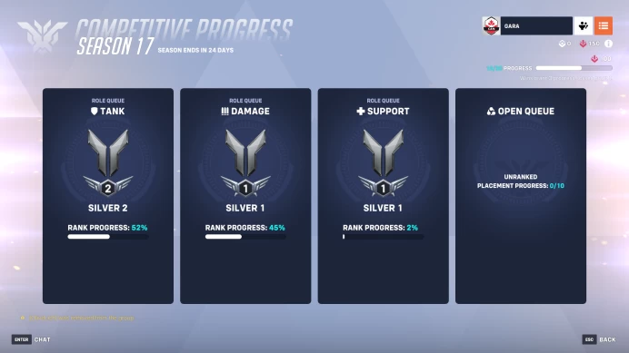 SE17 Triple silver All roles | silver Tank 2 silver support 1 silver damage1 ( dps ) | Free Name change