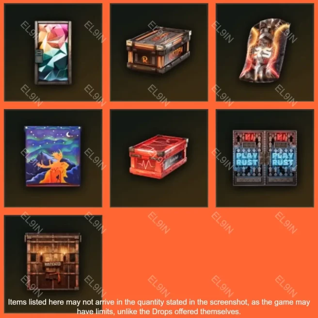 • Rust • Twitch Drops • Local Legends [Total 7 Items]