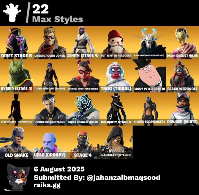 [PC/PSN/XBOX] 61Skins *OG STW*|Dizzie,Recon Expert,Bandolette,Centurion,Dusk,Fable,Catalyst,Drift,Verve,Calamity,Orange Justice| Full Access