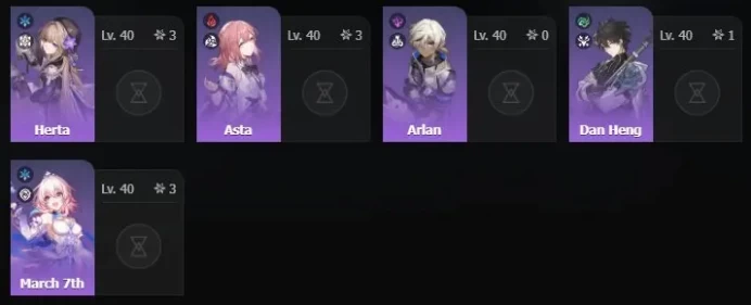 HSR326 //Asia // AR 67 // Acheron E1 // Castoria E1 + Signature Light Cone // Huohuo  (G)