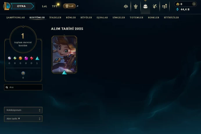 [EUW] Season 15 | Unranked %100 WR (MID) | 1 Skin | 44.4K BE | Honor 3 | 21 Champs | CHANGEABLE E-MAIL Wins: 2 Losses: 0