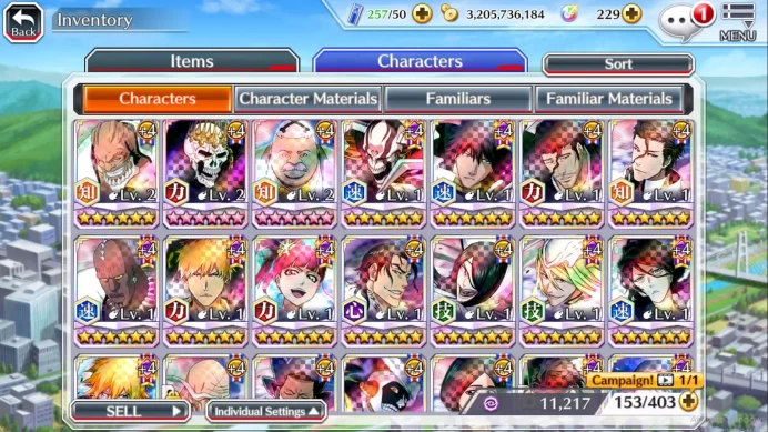 [GLOBAL] 6 Max Transcendent (10th Ichigo, 9th Gremmy, TYBW Uryu,Tenjiro,Orihime,Chad) 10th Rukia |Fresh Story|Check SS (BBS1536)