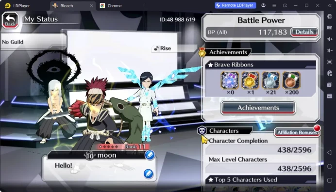 GLOBAL 10K Orb|5 Char 5/5(Jushiro TYBW25,OhRtsu TYBW24,Toshiro TYBW24,Byakuya TYBW23,ETc) + Uryu TYBW25|Fresh Story|SS(BBS1538)