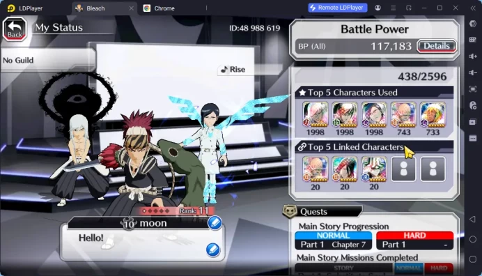 GLOBAL 10K Orb|5 Char 5/5(Jushiro TYBW25,OhRtsu TYBW24,Toshiro TYBW24,Byakuya TYBW23,ETc) + Uryu TYBW25|Fresh Story|SS(BBS1538)