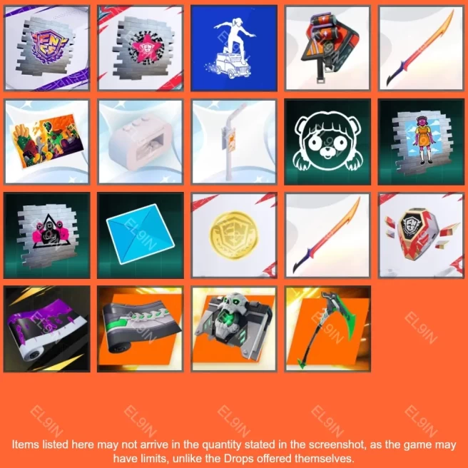 • Fortnite • Twitch Drops • Shock N' Awesome Launch [Total 19 Items]