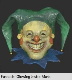 Fasnacht Glowing Jester Mask