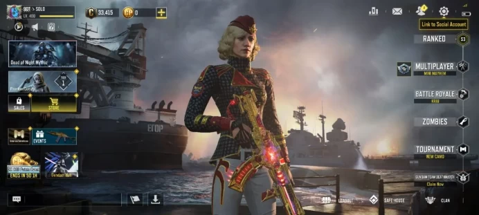 LEVEL 400 { INSTANT DELIVERY } { Gun Mythic 1 } { Gun legendary 5 } { Gun epics 199 } { Skins 80 } {Dance 30 } { Battle Pass } Only Activision