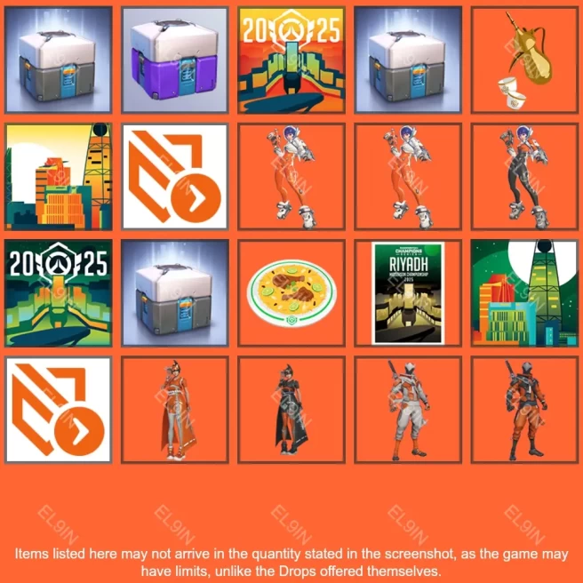 • Overwatch 2 • Twitch Drops • OWCS MSC 2025 Day 4 [Total 20 Items]