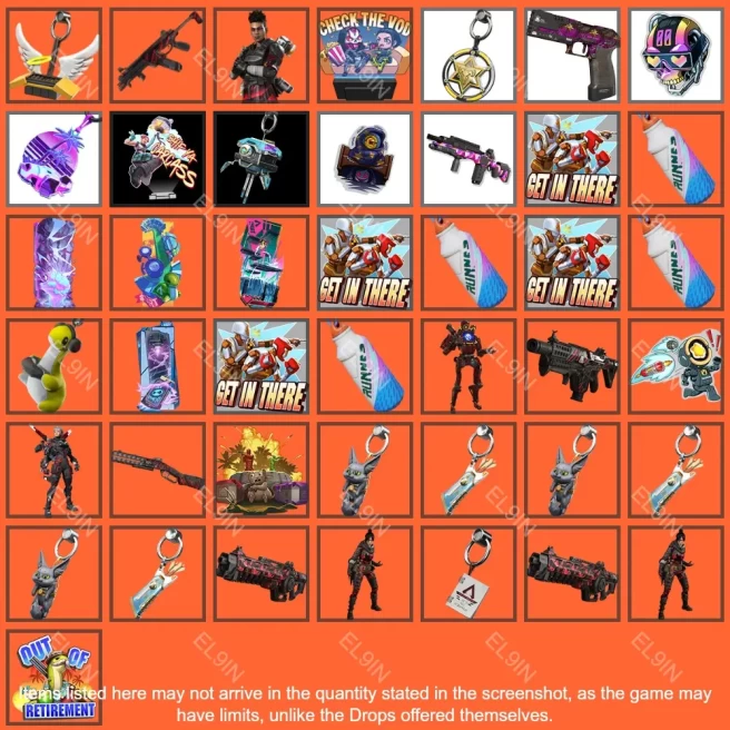 • Apex Legends • Twitch Drops • ALGS MSP Finals [Total 45 Items]