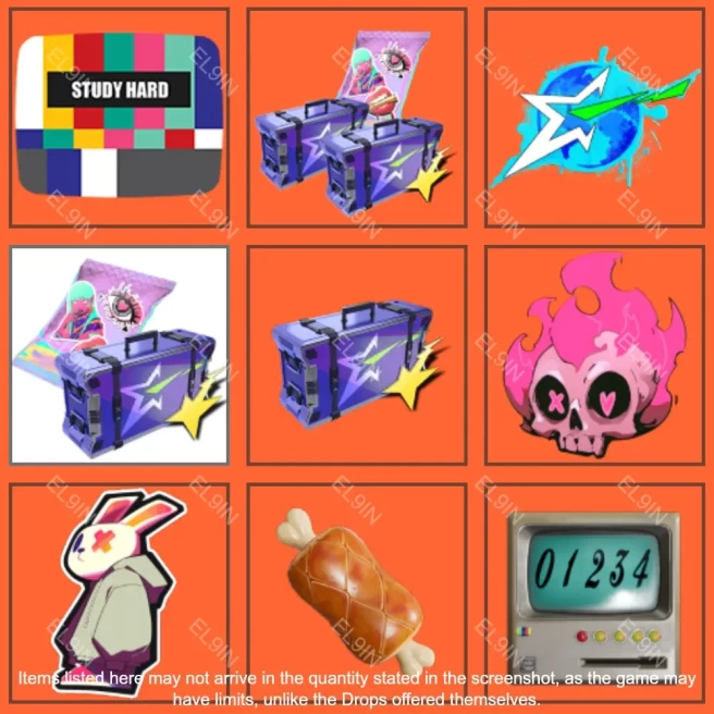 • FragPunk • Twitch Drops • Season 2: Rising Tempest [Total 9 Items]