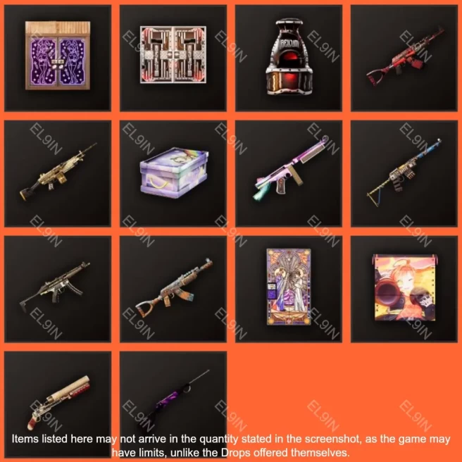 • Rust • Twitch Drops • Bellum Elxokas [Total 14 Items]