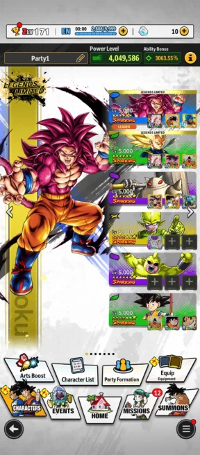 D634-IOS+Android-Team Daima+41 Legends Limited+Good Equipment+New LL Goku Uis+New LL Goku+SS4 Goku+SS3 Vegeta+Nappa+Trunks+God Goku+Goku Mini