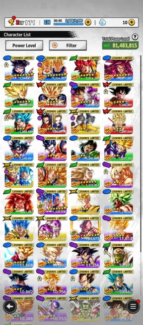 D634-IOS+Android-Team Daima+41 Legends Limited+Good Equipment+New LL Goku Uis+New LL Goku+SS4 Goku+SS3 Vegeta+Nappa+Trunks+God Goku+Goku Mini