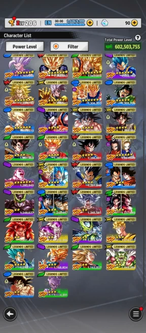 D636-IOS+Android-UL Beast Gohan Full Red Star+602 Millions Power+42 Legends Limited Good Star+Good Equipment+Stacked LL Account+Good Team PVP